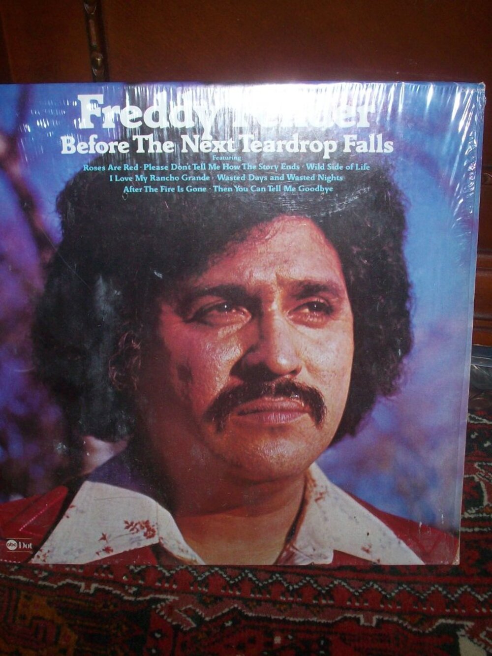 Freddy Fender Before The Next Teardrop Falls Vinyl 33 LP Album Record